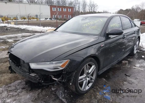 2016 Audi A6 3.0T Premium Plus z USA, uszkodzony, nr VIN WAUFGAFCXGN077420